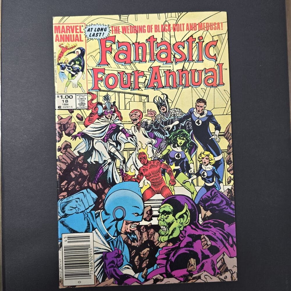 Fantastic Four Annual #18, 1984, Wedding of Black Bolt And Medusa